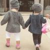 0M-4Y New Baby Street Dance Hip Hop Spring Autumn Hat Scarf for Boys Girls Knitted Cap Winter Warm Solid Color Children