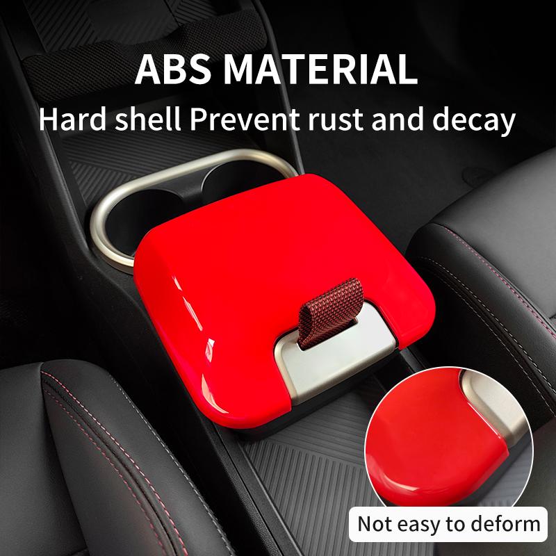 Central Control Storage Box Decorative Cover For Mini JCW Countryman U25 2024 2025 ABS Car Interior Protective Cover Accessories