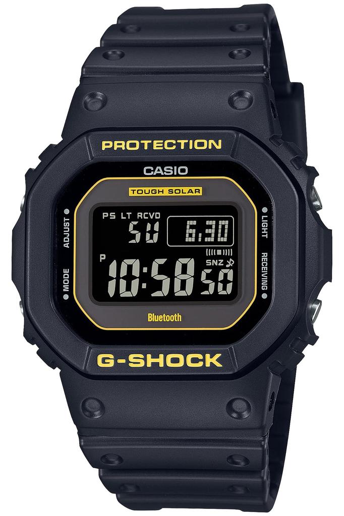 Watch Yellow Solar Watch Black G-Shock [CASIO] [Caution Series] Bluetooth-Equipped Radio-Controlled GW-B5600CY-1JF Men's