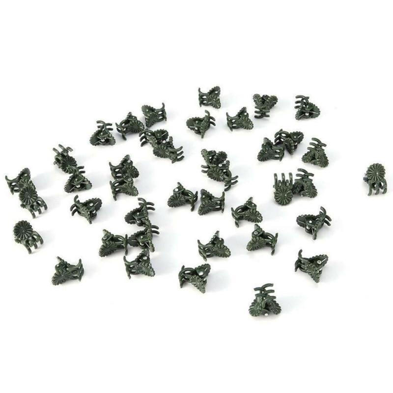 20/40/100Pcs Plant Clip Orchid Clip Plant Orchid Support Clip Flowers and Vine Clip for Support Stem Vine Growing