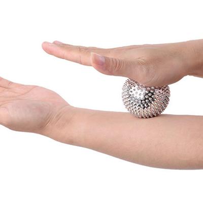 1 Pair Magnetic Hand Fitness Ball Needle Mini Health Physical Therapy Hand Acupuncture Ball for Unisex