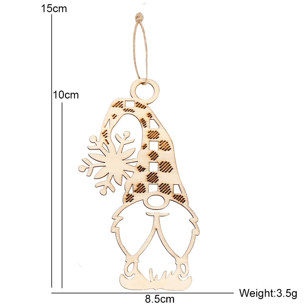 Wooden Christmas Whimsical Decorations Including Laser Cut Bells For A Joyful Celebration