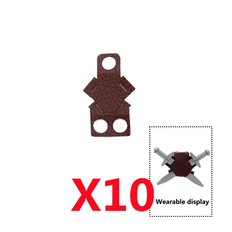 Mittelalterliche Burg Römische Bausteine Soldatenfigur Zubehör Runder Schild N3052-55 Schwertscheide Umhang Rock Rüstung Umhang Q069