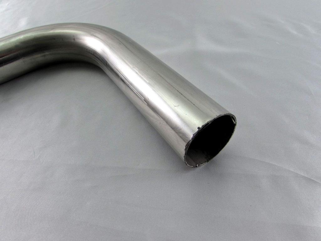 BRIGHTZ Stainless Steel Bent Set 48mm 48 90° Pipe, 1.2mm Thick, 3-Piece [CUR-PIPE-018-3PC] Diameter, 48, 90°