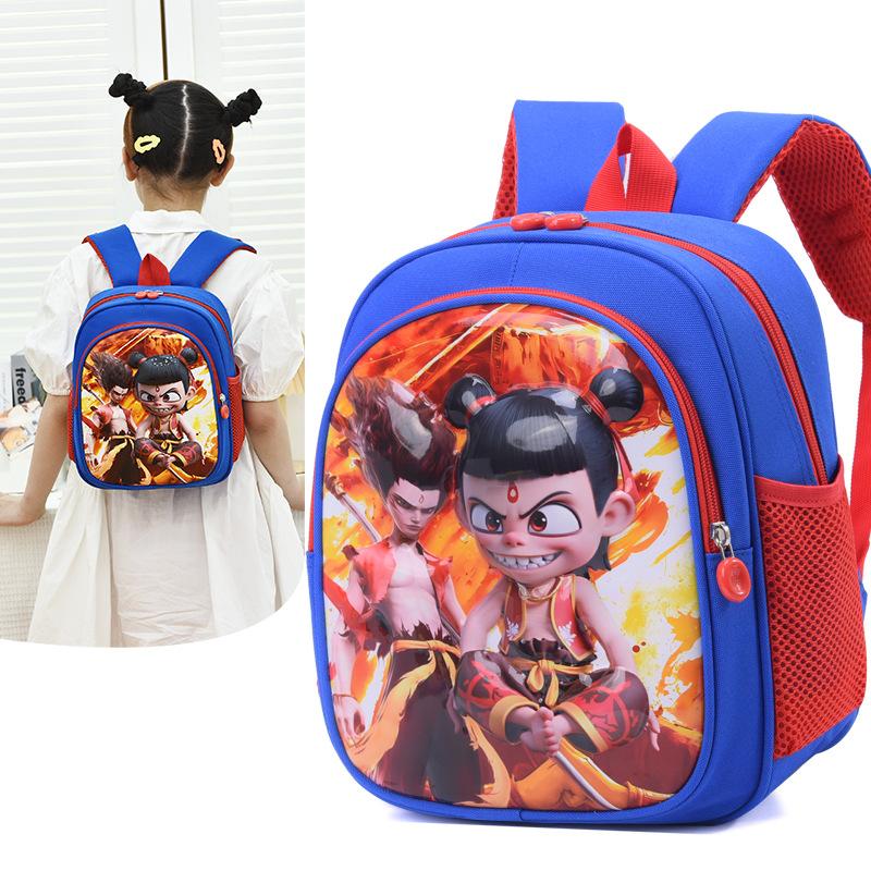 School bag new Nezha casual love cartoon children's bag versatile foreign style lightweight backpack