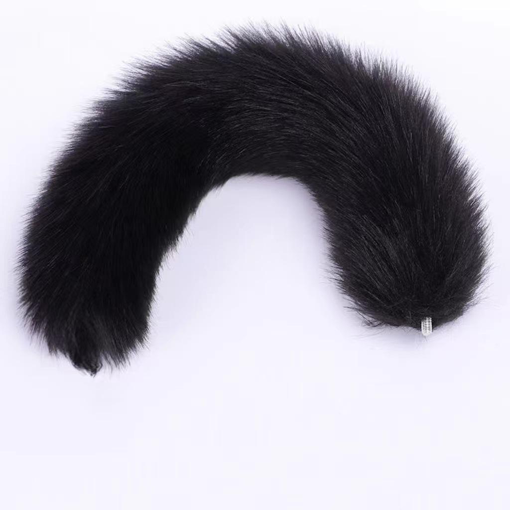 Removable Fox Tail Anal Plug - Beginner's Small Size Anal Dilator