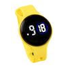 Children LED Digital Watch Round Dial Waterproof Swimming Watch Adjustable Silicone Strap Accurate Time Clear Display Kids Students Wristwatch