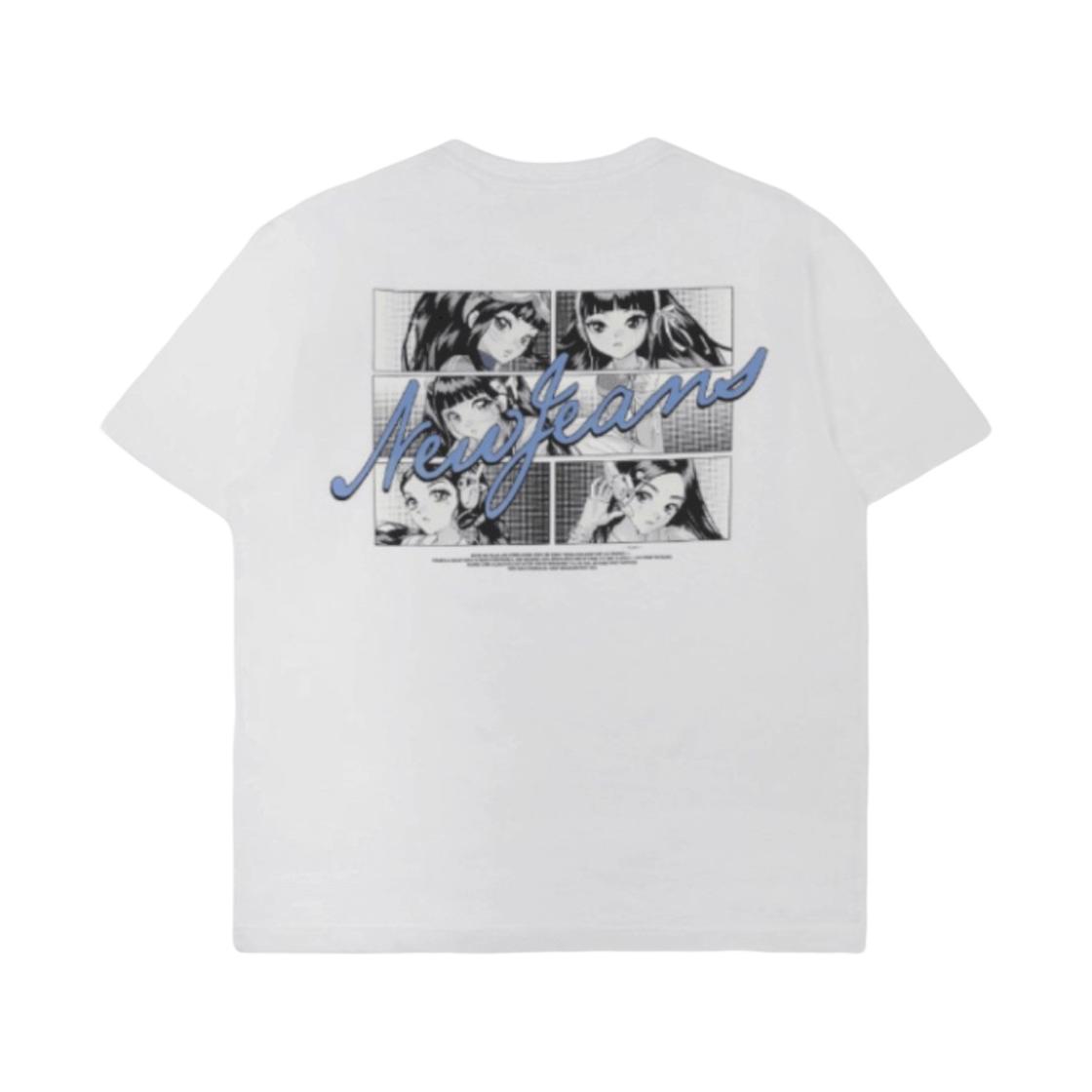 Newjeans Get Up T-Shirt White ONE SIZE