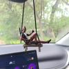 Swing Duck Series Cartoon Deadpool Car Rearview Mirror Pendant Reading Little Cheap Handsome Office Car Ornament