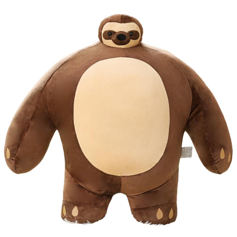 

Kingdom Headed Tiny Plush Toy Stuffed Doll Pillow Cushion Kids Birthday Gift Sloth