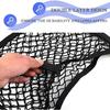 2 Pack Small Cargo Net Pocket Storage Mesh Net Elastic Automotive Cargo Nets Storage Pouch For Car Trunk Net, RV, Boat Storage Mesh Pocket Net With 8