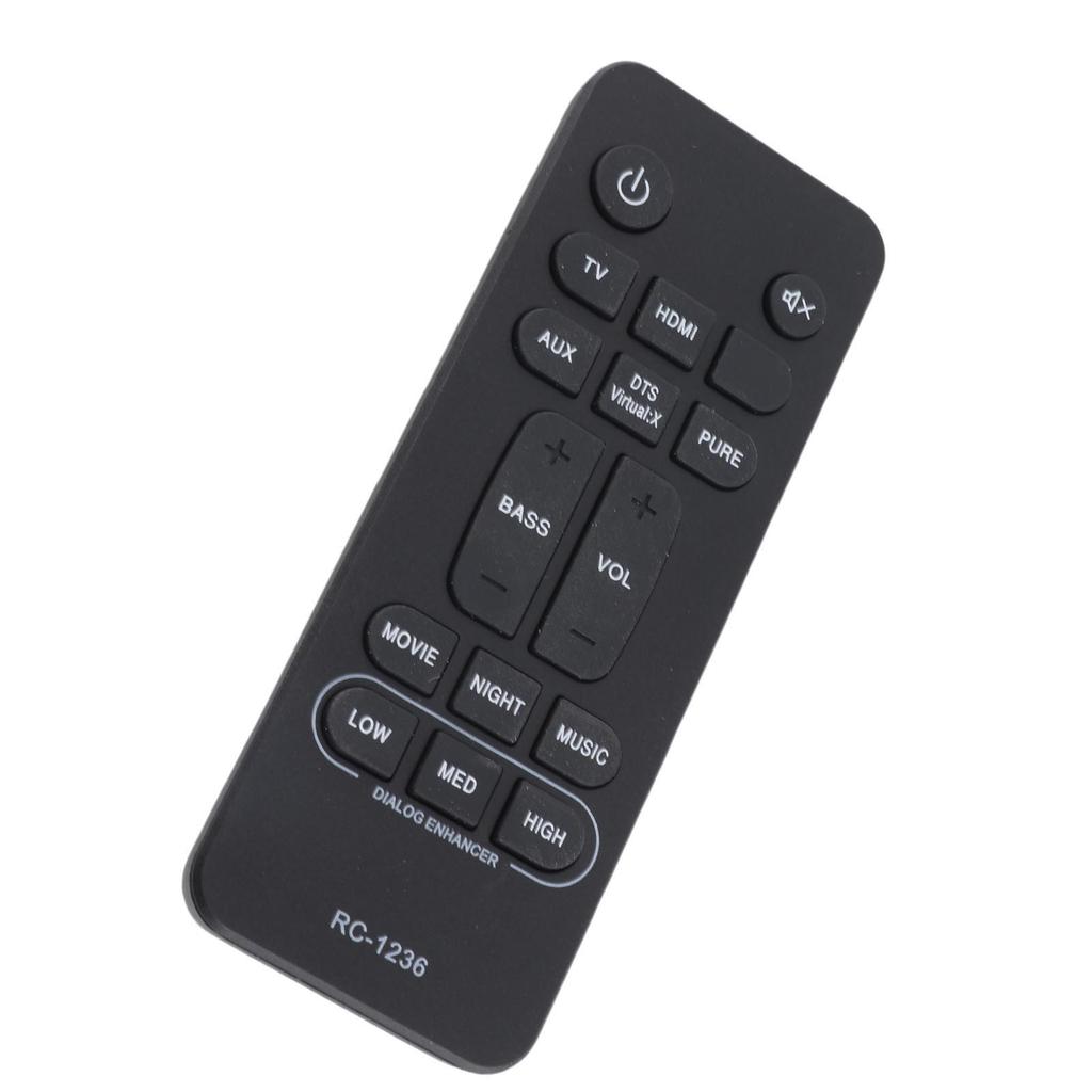 Soundbar Remote Control Battery Powered Sound Remote Control Replacement for Bar Speaker