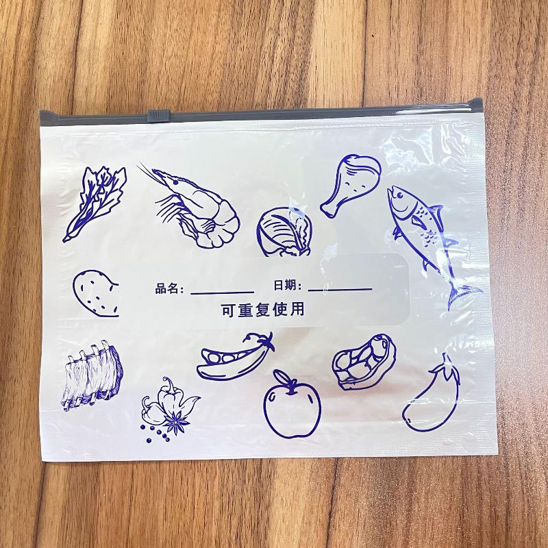 

10 шт./пакет Многоразовый пакет с застежкой-молнией Большой вместимости Алюминиевая фольга Пакет для еды Герметичный Безопасный для заморозки Кухонный пакет для свежести