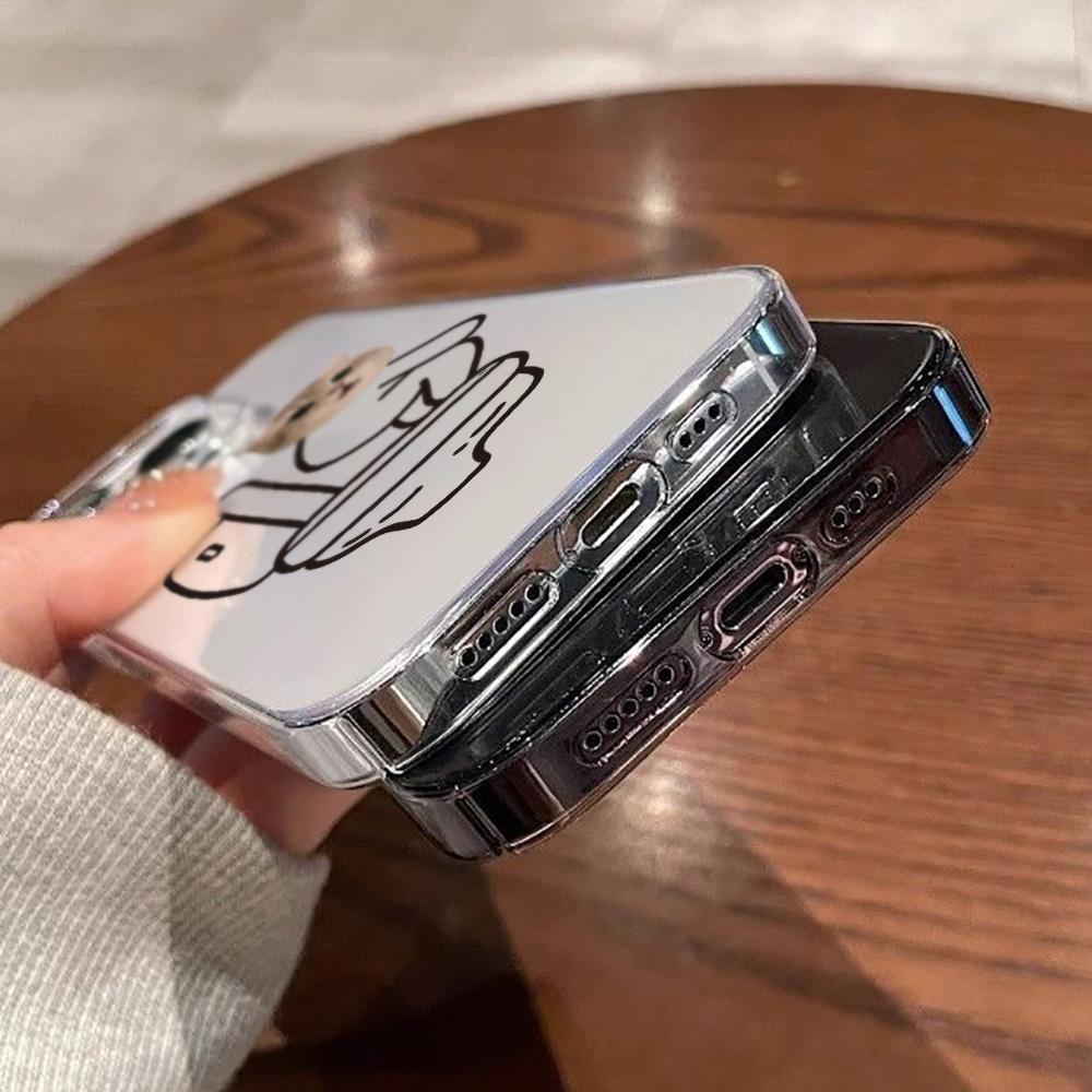 Acrylic Phone Case for iPhone 11 12 13 14 Pro 12 14 16 Pro Max for Samsung A16 A36 A56 S24 FE High-quality Painted Anti-fall Mobile Phone Case