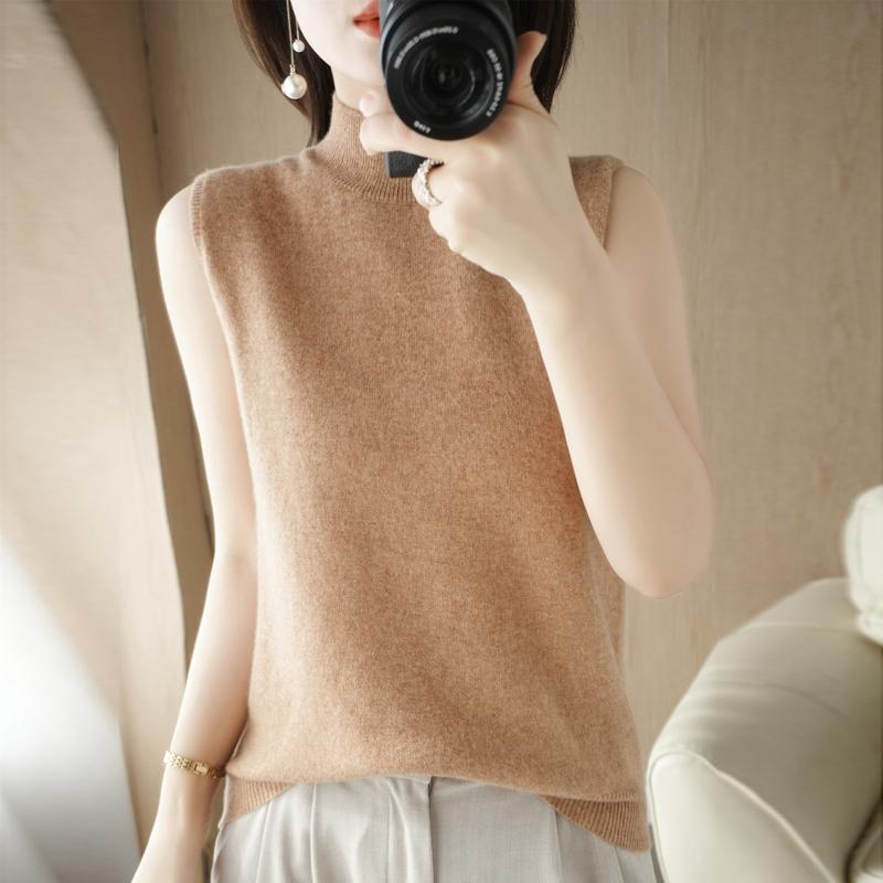 

Женская майка без рукавов MODERN NEW SAGA летняя футболка вязаный топ базовый жилет женская водолазка XL хаки