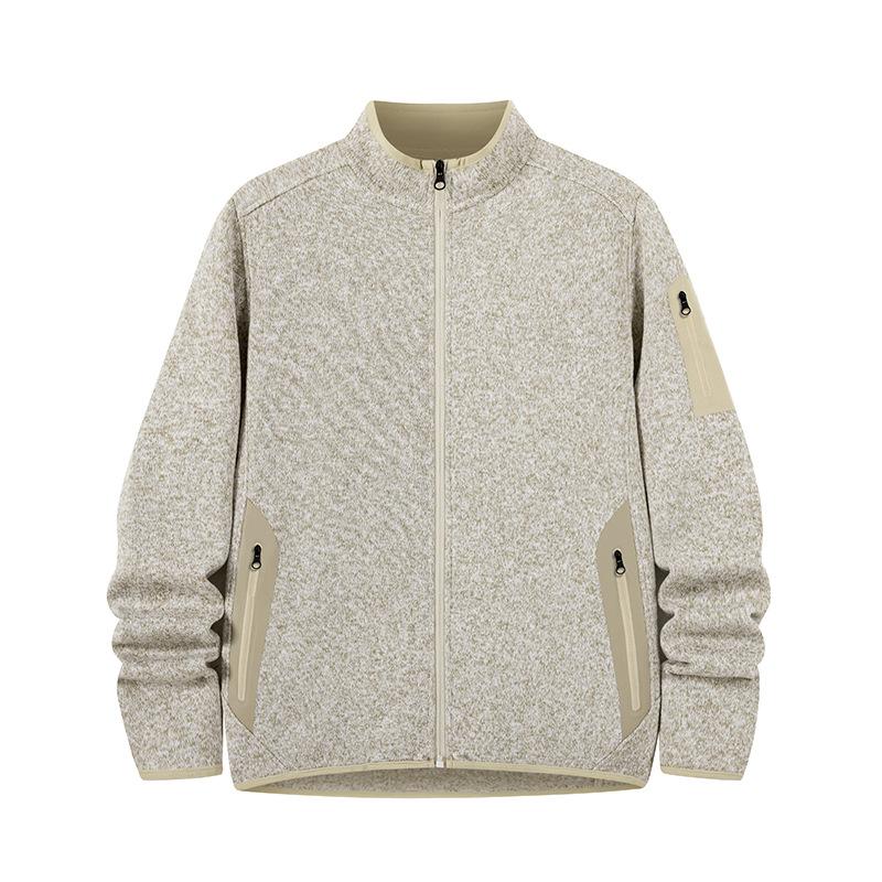 Outdoor Casual Jacket Men's Jacket Couple Spring and Autumn High-end Sports Jacket Men's Jacket Fleece Jacket