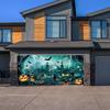 6x13ft Pumpkins Halloween Garage Door Cover Large Hanging Backdrop Door Cover for Home Outdoor Indoor Spooky Party Wall Window