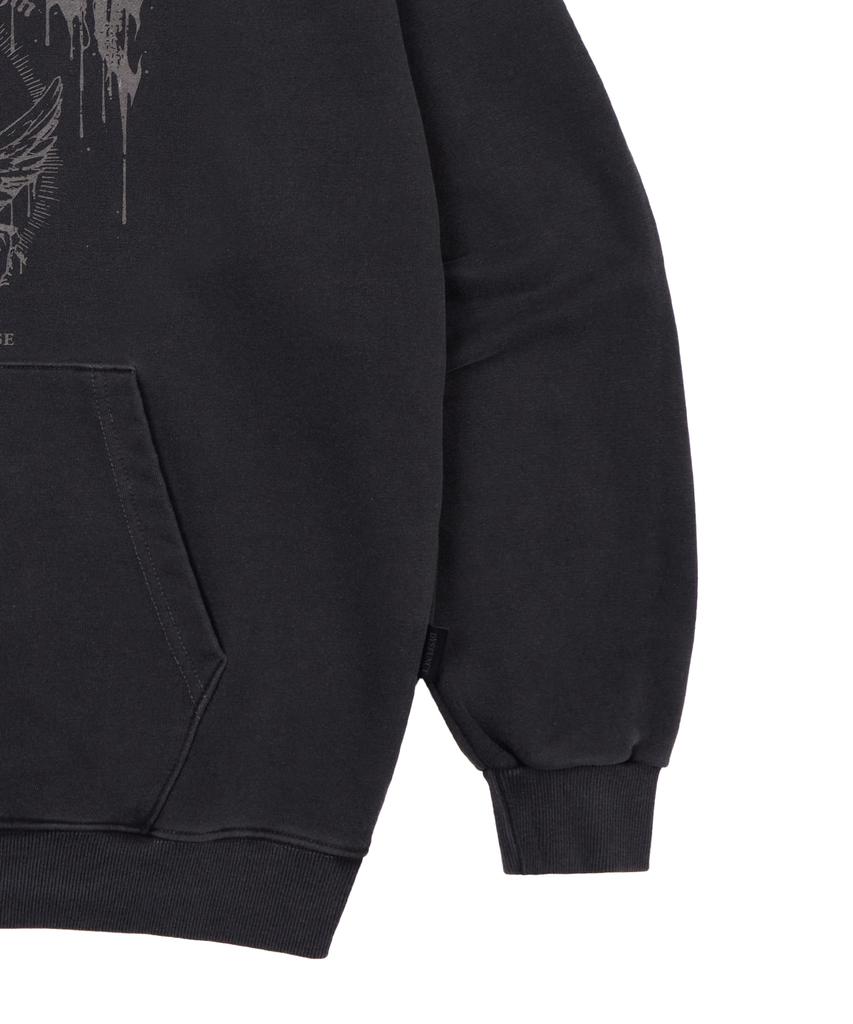 Angelic Pigment Hoodie(Charcoal)