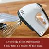 7 Speed 180W Electric Handheld Mixer Multifunction Eggs Beater Cake Baking Home Handheld Small Automatic Cream Eggs Beater