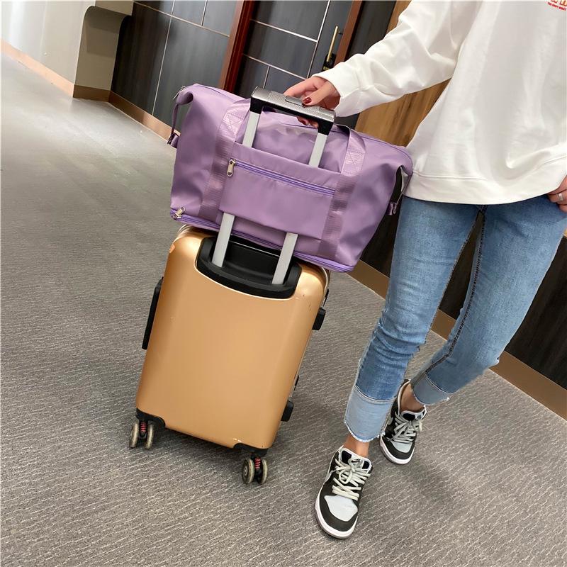 Foldable Large Capacity Travel & Fitness Bag with Wet/Dry Separation