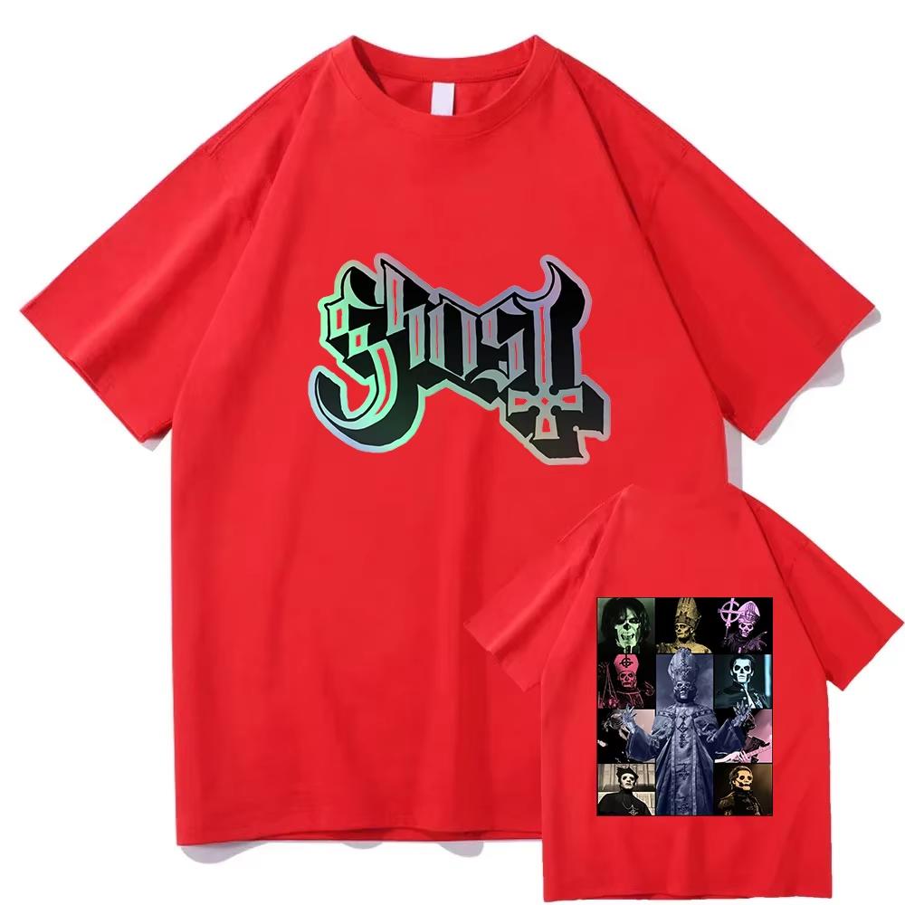 GHOST SKELETÁ T Shirt 2025 New Album Fashion Men/Women Harajuku Graphic T-Shirt Unisex High Quality Aesthetic Cotton Tees Shirts