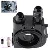 1/8 NPT Port Oil Sandwich Plate For Honda K Series Engines Swap Oil Cooling Thermostatic Aluminum