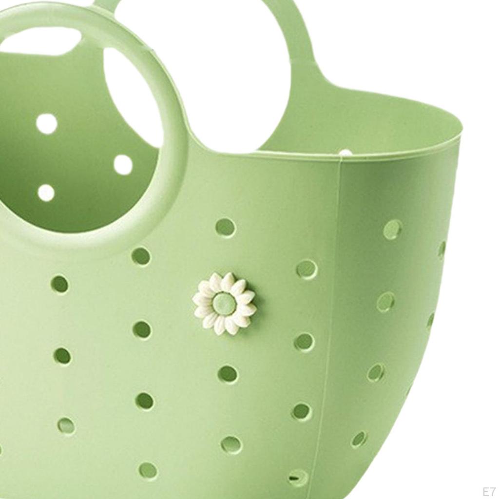 Organizer Basket with Handle for Shower Gel, Shampoo And Cosmetics Made of PP Material Bathroom,