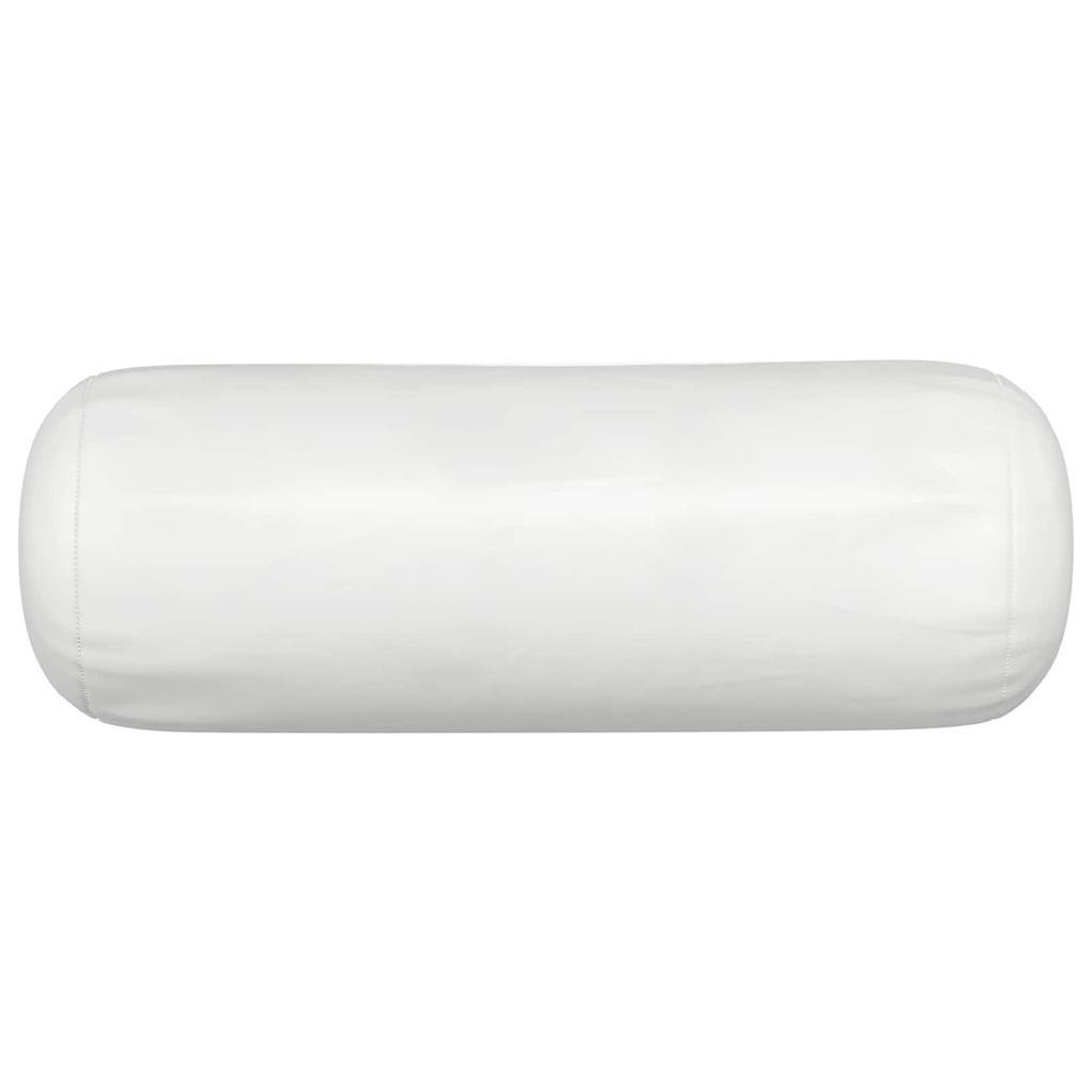 Cushion with Insert HEERLEN 2 Pcs White PV Fleece