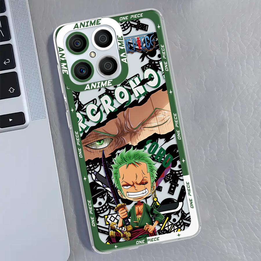 Etui One Piece Luffy do Honor X9a X9b X8 X8a 90 Lite X8b X7b Przezroczyste Etui na Telefon