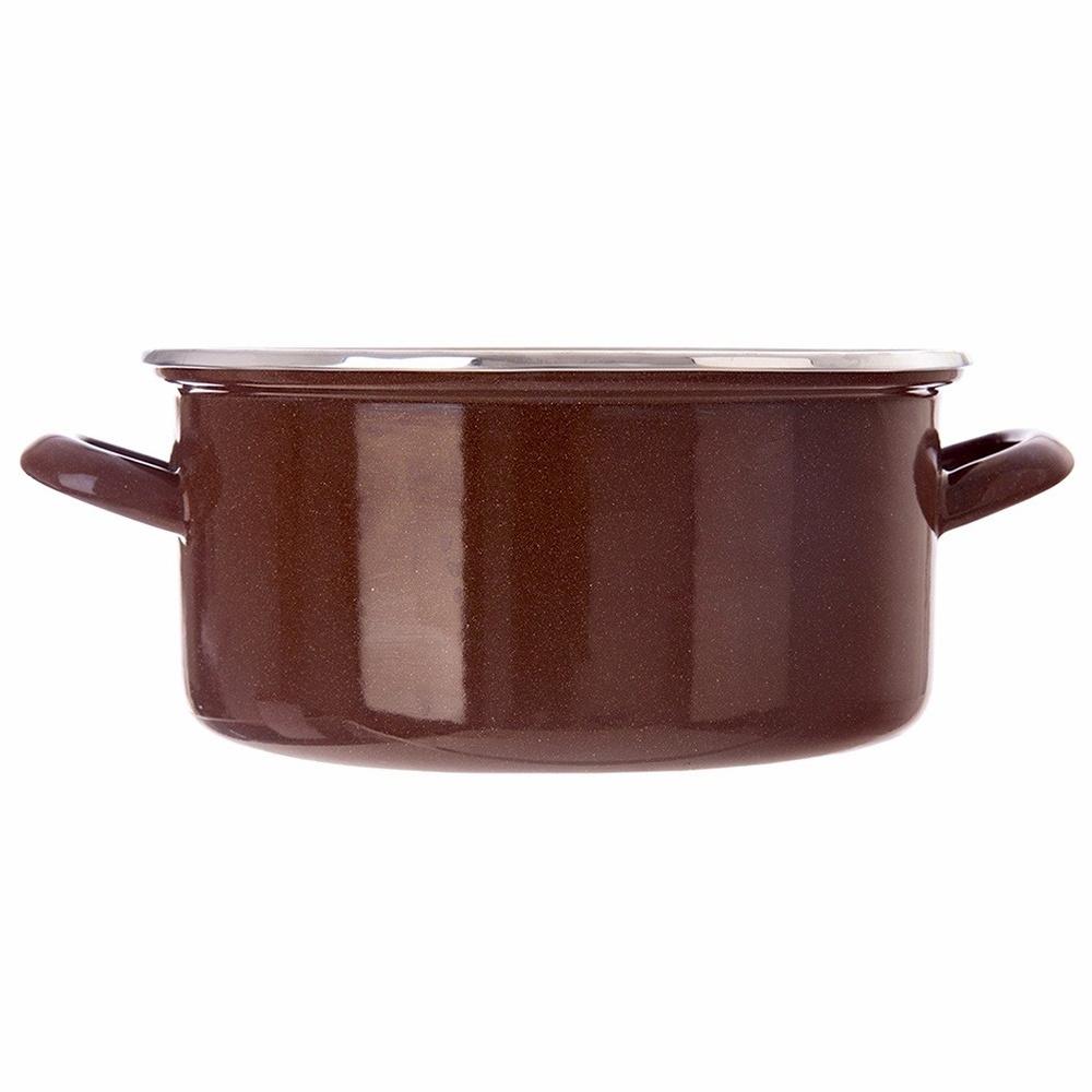 Garnek Emaliowany do Gotowania Tradycyjny na Gaz Indukcję 26 cm 5L