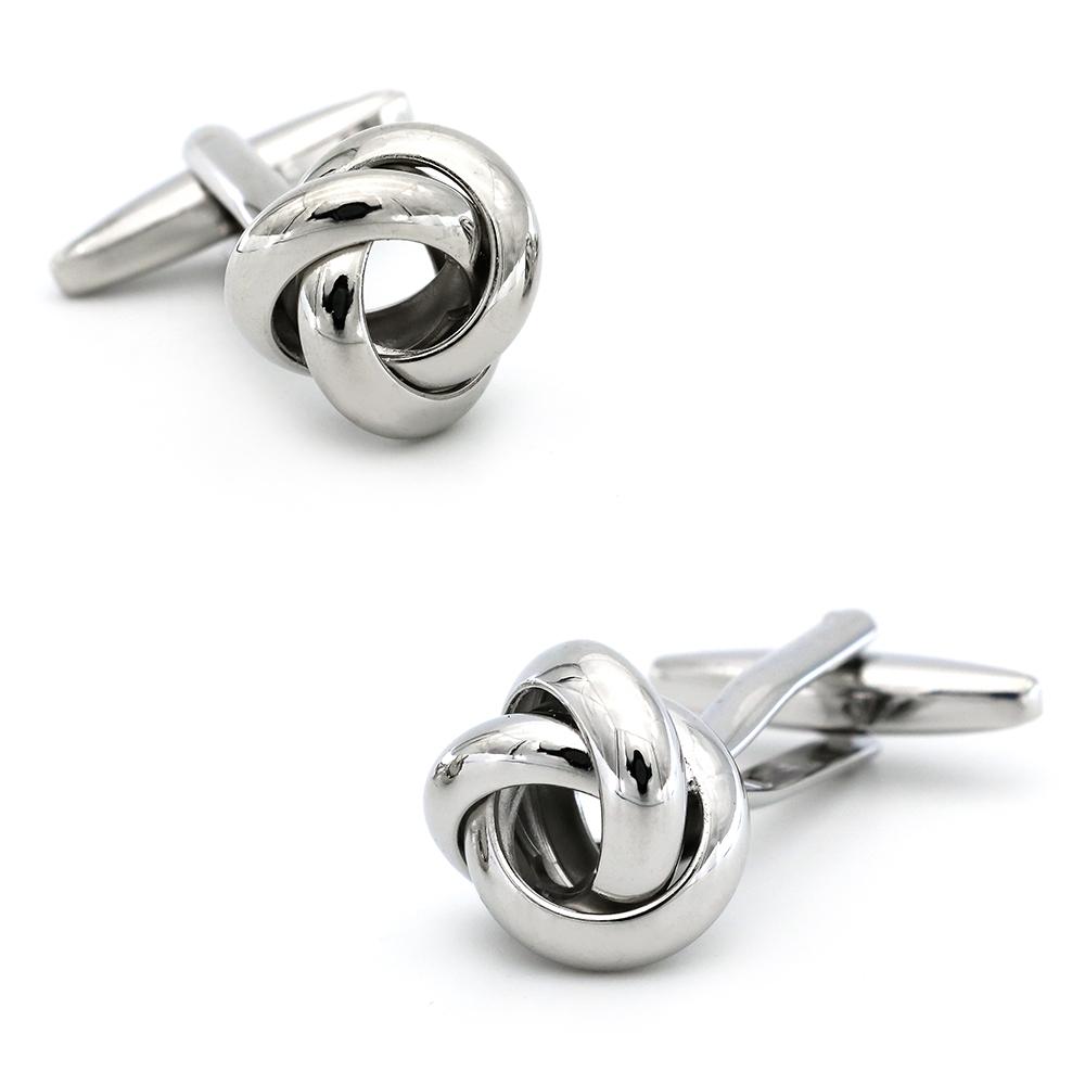Black Cufflinks For Men Fashion Knot Design Top Quality Copper Sale Cufflinks Whoelsaleretail