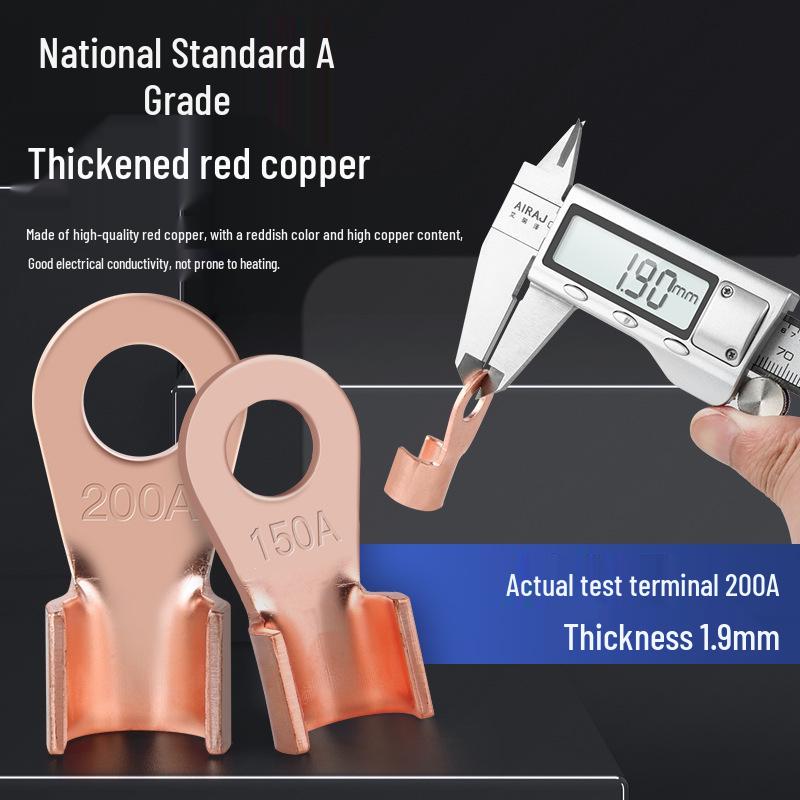 Open-End Copper Terminal Lug for Battery & Wire