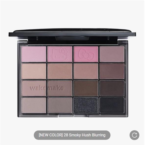 [HELLO KITTY][Limited] WAKEMAKE Soft Blurring Eye Palette (4 Options)