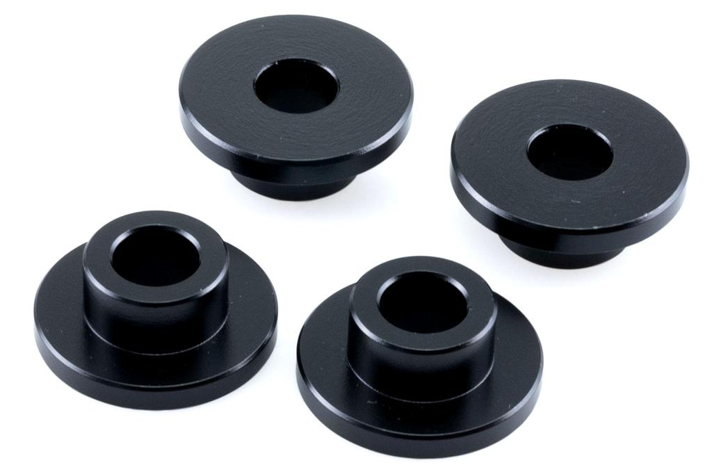 Kijima Motorcycle Solid Color Handlebar Washer, Color 56161-83A Compatible, Steel, Black, Touring Model (1984-), HD-040315