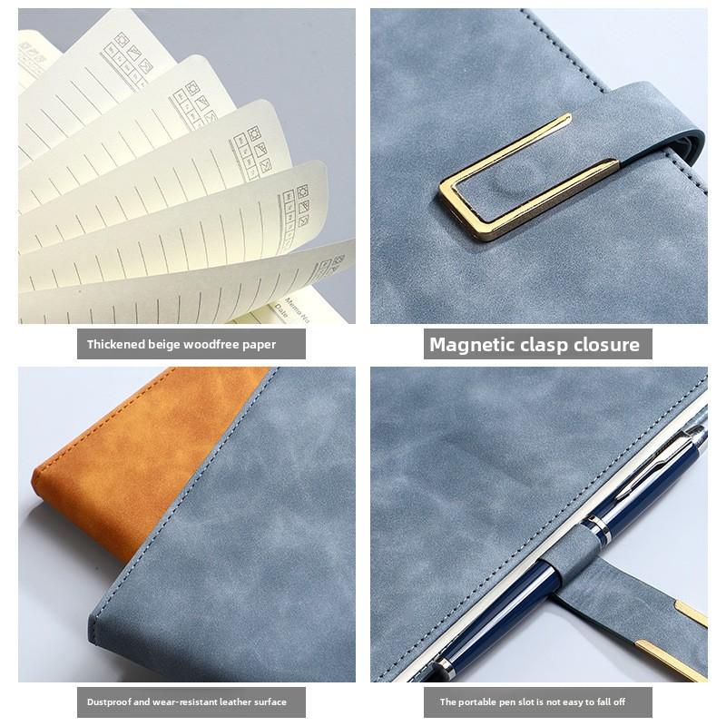 A5 Notatbok Spenne Business Kontor Notisblokk Gaveeske Sett