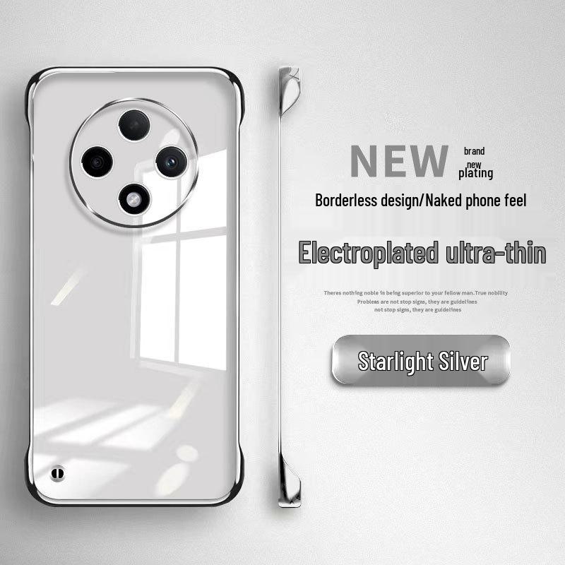 OPPO Reno12 Pro Electroplated Transparent Hard Phone Case for Reno11/R17