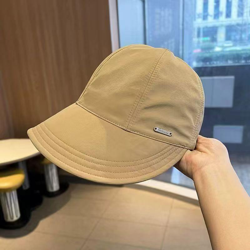 

Women s summer fisherman hat for sun protection, UV protection in spring and autumn, can be attached to a face mask, duckbill cap Free size хакі