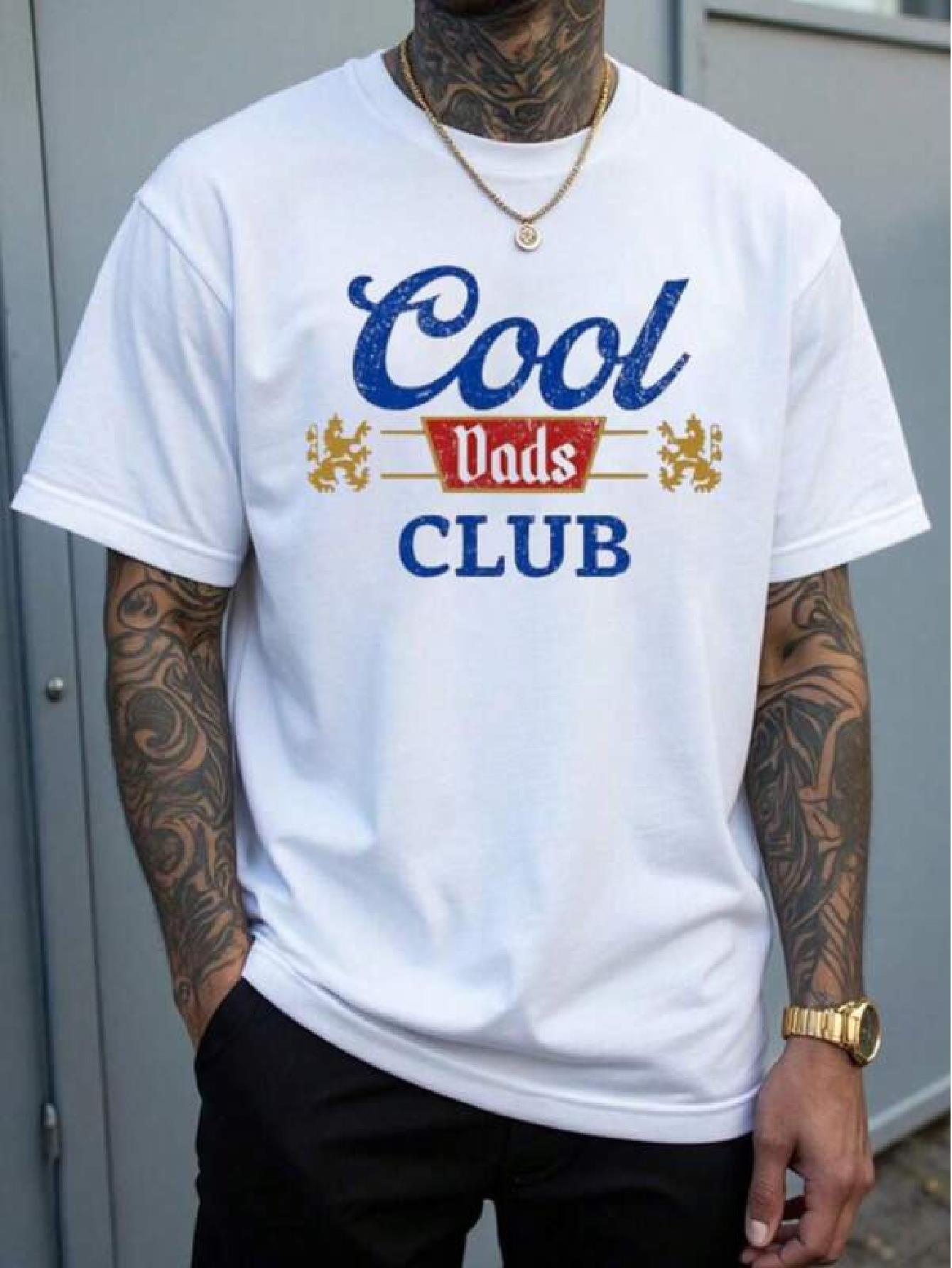 Cotton Vintage Cool Daddy Club Father S Day Daughter Son T-shirt XXXXL