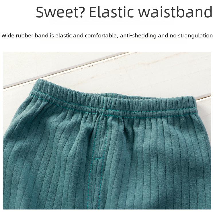 Barnesett i bomull for høsten: Unisex langermet overdel og underdel