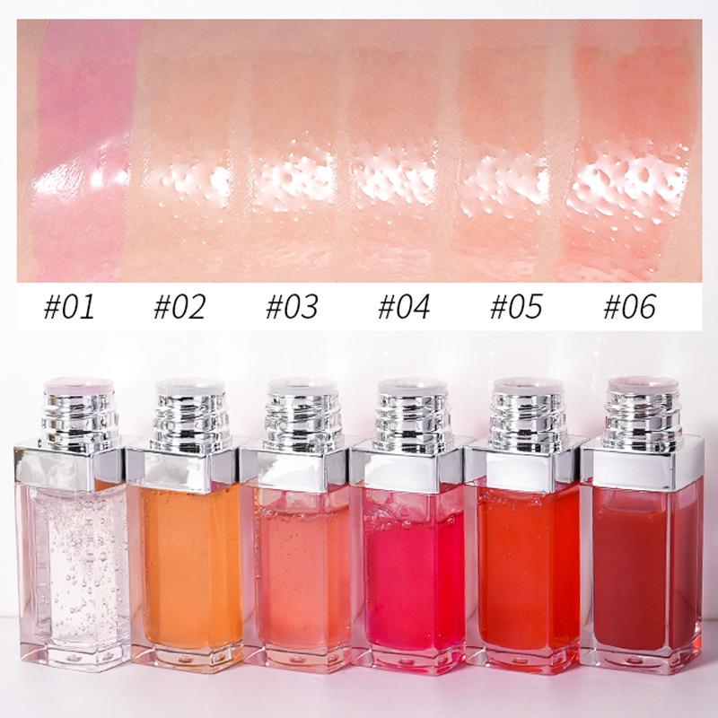 

Translucent Hydrating Lip Plumper: Nourishing, Colorless, Glossy Balm 8 units