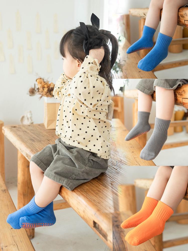 Non-Slip Baby and Toddler Indoor Cotton Socks for Cold Weather