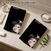 Anime Blue Starry Eyes Torn Paper Print Towel, Quick Dry Absorbent Bath Towel