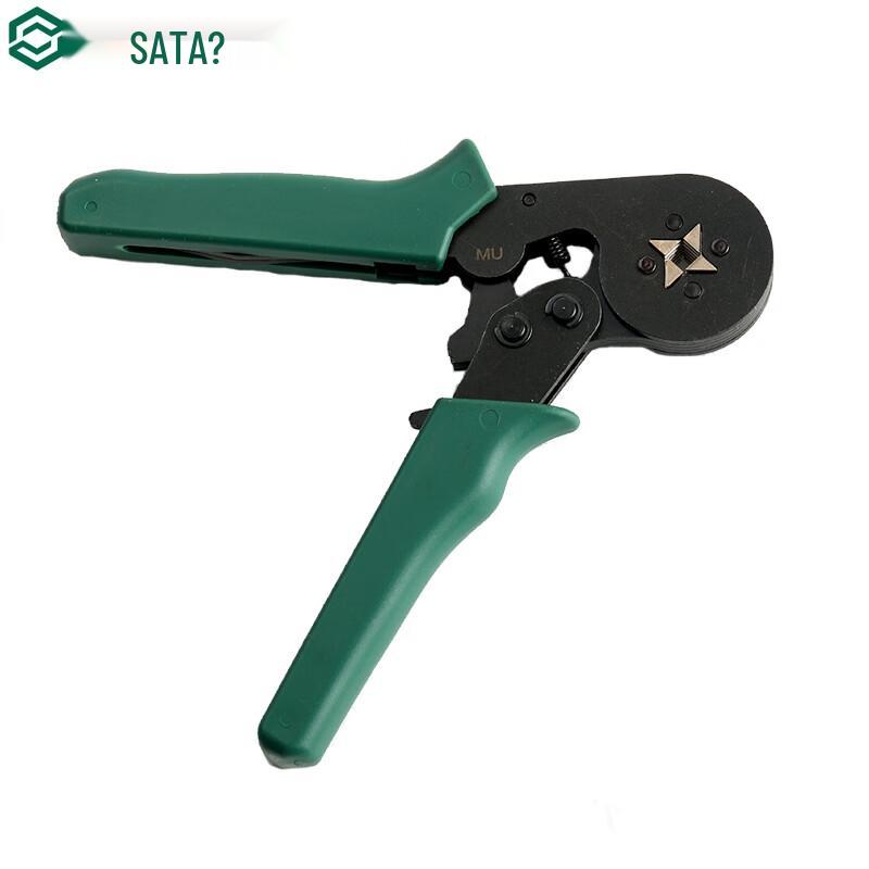 SATA Self-Adjusting European Terminal Crimping Pliers 7 inches