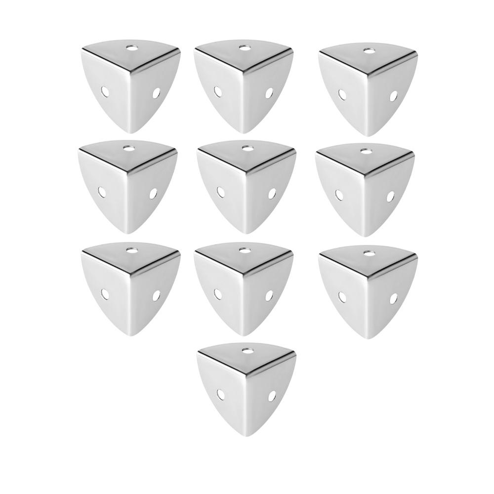 

10 шт. Антикварная защита углов винтажное украшение стола 10 шт. Защитный протектор Коробка серебряный