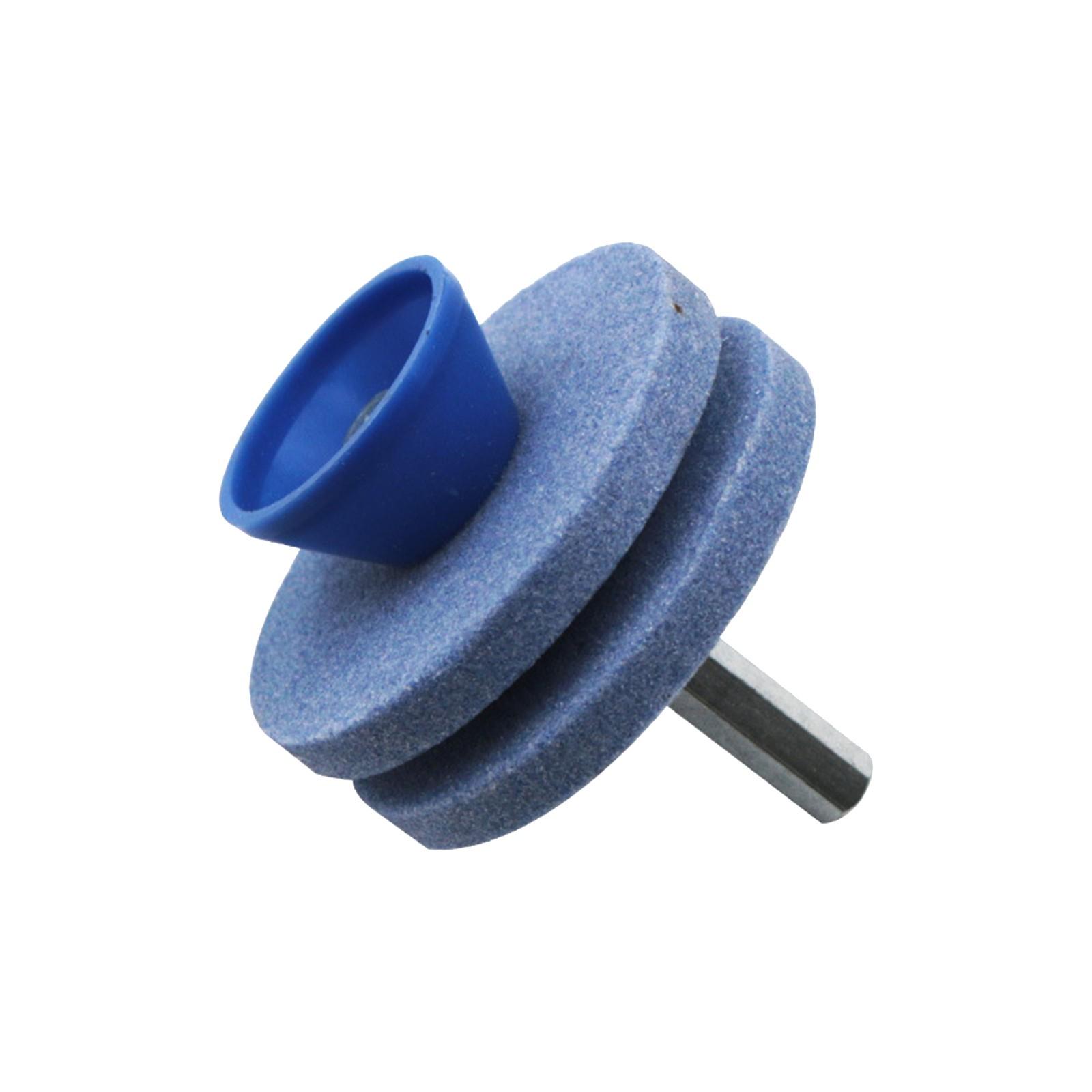 

Двухслойная точилка для косилки Четырехслойный шлифовальный круг Точильный камень Износостойкая точилка Промышленная шлифовальная головка One Size синий