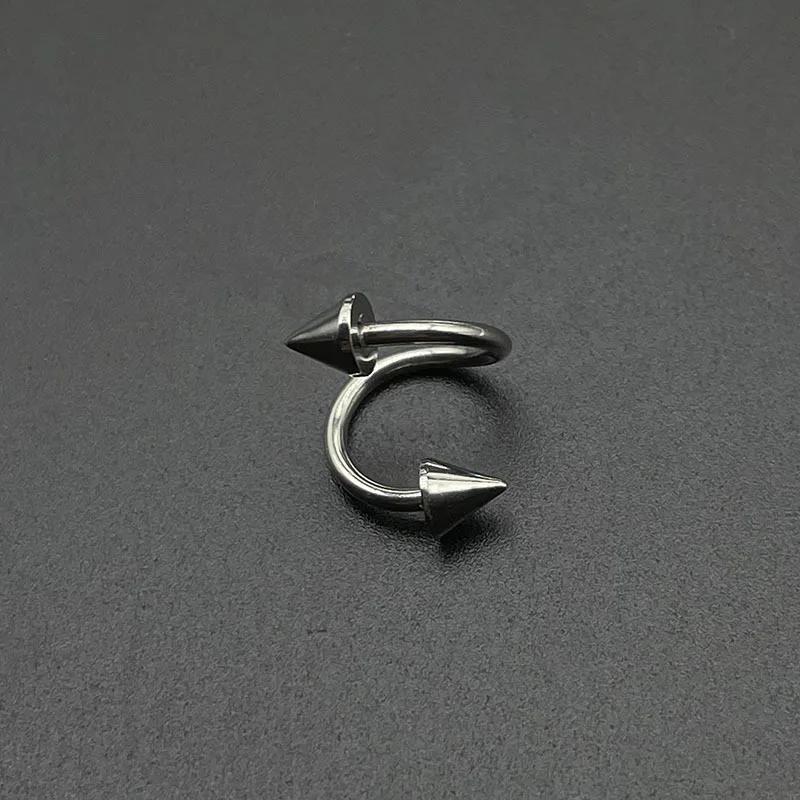 Anneau pour Lèvre Nez Helix Cartilage Oreille Piercing Corporel Bijoux Vaginal Acier Inoxydable 316L 16G