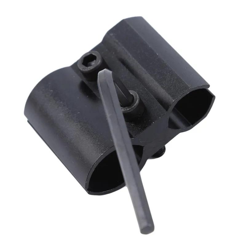 Black Fixed Tube Clamp Bracket for Telescope Flashlight-Universal Clamp Mount for Optical Instruments