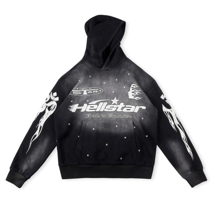 24FW Amerikanischer Retro Hellstar Studios Unisex Hoodie & Jogginghose