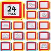 24 Pack Mini Magnetic Drawing Board for Kids, Small Erasable Sketch, Writing Pad Bulk Painting Toy Birthday Party Favor Christmas Gift Goodie Bags