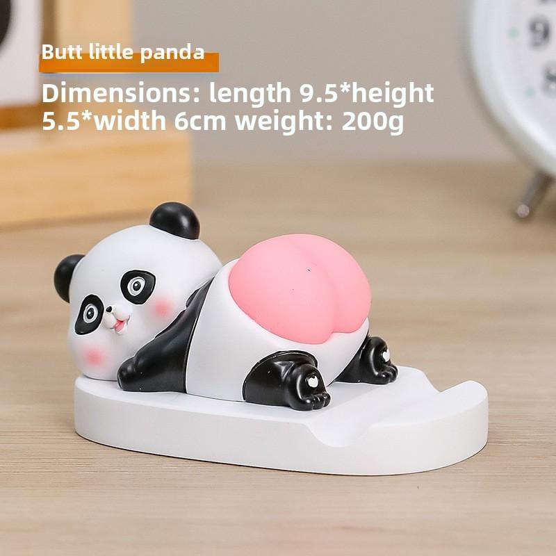 Pig Butt Resin Phone Stand For Office Desk With Unique Design Suitable For Giftgiving